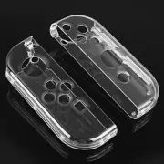 Pair of Clear Hard Protective Crystal Cover for Nintendo Switch Console Joy-Con