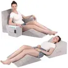 Foam Bed Wedge Pillow Set - Reading Pillow & Back Support Wedge Pillow for Sl...