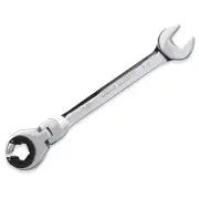 ?1PCS 1/2 Open Flex-Head Ratcheting Wrench SAE Ratcheting Spanner with 72 Tee