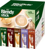AGF Blend Stick Assortment 40pcs Coffee, Cocoa, Milk Tea...