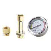 High Pressure Gauge with 14mm Outer Thread Metal Pressure Gauge for Washing