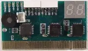 Desktop PCI Slot PC Computer Motherboard Debug Post Analyzer LED Speaker Card