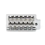 6 Strings Vintage Style Guitar Tremolo Bridge with Install attachments Chrome