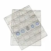Coin Holder 30 Pockets Folder Pages Sheets For Collection Album Storage