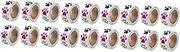 BESTonZON 3sets Self-Adhesive Dog Paw Print Animal Paw Print Stickers for Boys and Girls Decorative Footprint for Parties Home 6rolls*3