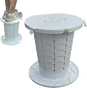Humkopnl Portable Toilet for Car - Camping Potty,Lightweight Waterproof Bucket Potty with 881 Lbs Capacity for Bedside Hospital RV Truck