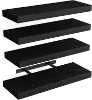 Fixwal Floating Shelves for Wall, Wall Mounted Rustic Wood Shelves for Bathroom,