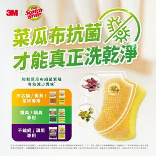 【3M】百利不鏽鋼頑垢專用鋼絨菜瓜布(6片裝)