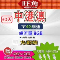 在飛比找Yahoo!奇摩拍賣優惠-不降速 吃到飽 網路卡 中國移動 旺角 中國上網卡 免翻牆 