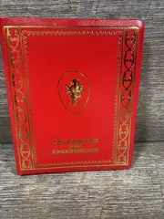 Vintage Red Gold Embossed Telephone and Engagements Address Book New Old Stock