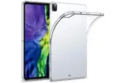 Apple iPad Pro 11" M1 (2021) Crystal Clear Transparent Ultra Slim Soft TPU Gel Back Case by MEZON (iPad Pro 11", Gel)