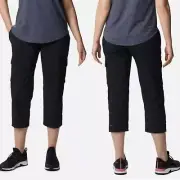 Columbia Black NWT Women Size XL Silver Ridge Utility Capris Hiking Camping