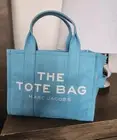 The Marc Jacobs small Canvas Turquoise Tote Bag