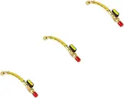 GLEAVI Pcs Gauge Manifold Set Filling Hoses for Car Charging Hose Kit