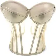 [MNJ TRIMMINGS] (03 Transparent corset, wedding corset, firming corset, corset top pattern corset…