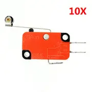 Wendao V-156-1C25 Micro Switch Long Hinge Roller Lever Stroke Limit Switches 10pcs