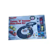 SpeedTrax Battery operated Thrash n Thunder road race set New In Box