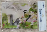 LEANIN TREE Thank You #35649~8 Notecards~Colorfully Blank Inside~Lori Deiter