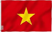 ANLEY Fly Breeze 3x5 Foot North Vietnam Flag - Vivid Color and Fade Proof - Canvas Header and Double Stitched - North Vietnamese Flags Polyester with Brass Grommets 3 X 5 Ft