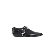 [ANN DEMEULEMEESTER] Danby Pointy Cowboy Shoes Black