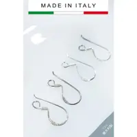 在飛比找蝦皮購物優惠-義大利製925純銀耳針耳勾材料
