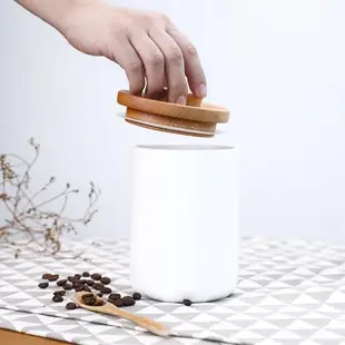 陶瓷咖啡密封罐咖啡豆儲存罐茶葉 零食五谷雜糧密封罐
