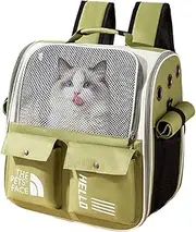 Pet Carrier Backpack - Areas to Airflow Carrier Backpack Expandable | Shock Absorbing System Carrying Puppy Dogs | Capacity Bag for Cats Reducing Pet During Transport