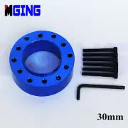 30MM UNIVERSAL STEERING WHEEL PAD SPACER HUB ADAPTER GASKET 6BOLTS ALLEN KEY