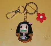 50 Anime Demon Slayer Kimetsu no Yaiba Nezuko Kamado Rubber Keychain *US SELLER*