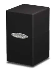 Ultra Pro Satin Tower Deck Box - Black New Magic Pokemon Vanguard Dragon Ball