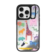 iPhone 16 Pro Mirror Ring Stand Case MagSafe Compatible Wild life