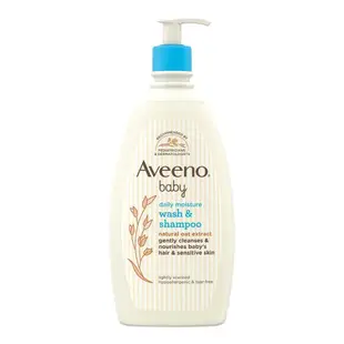 Aveeno 艾惟諾 嬰兒洗髮沐浴露 532ml 天然燕麥寶寶溫和洗髮&沐浴乳 不流淚配方 好市多 【Suny Buy】