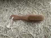 CRABTREE & EVELYN DUAL SIDED WOODEN HAND & FOOT BRUSH WITH ROPE HANGER NEW