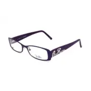 Emilio Pucci EP213151652 Women Lilac Purple Optical Frame Metal Oval Eyeglasses