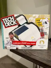 Signed Aurelien Giraud Tech Deck Ramp Officially Licensed Paris Olympics 2024