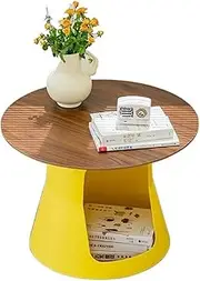 Side Table Modern Side Table with Cat House, Small Coffee Table End Table with Cat Cave for Indoor Small Cats Kittens Pet House Play, Round Edge Table End Side Table Nightstand for Living Room Bedroom