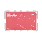 Memory Card Holders fits 10 Micro SD Cards JJC MCH-MSD10CN Case Cleaning cloth
