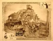 The Show Lobby Card Larry Semon 1922 Old Movie Photo