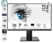 MSI Pro MP241X 24" Full HD VA LCD Monitor - Black (PROMP241X)