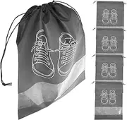 [OFFSCH] 5pcs Pack Dryer Bags for delicates dust-Proof Drawstring Shoe Bag Non-Woven Fabric Shoe Bag Sock Bag Sundries Packaging Bag Storage Bag Shoe Rack Shoe Bag Travel Bag