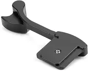 CFTGIW Camera Thumb Grip Aluminium Alloy Hot Shoe Thumb Up Grip Handle Hand G Undertake Wonderful Aluminum Alloy Fabric Put on Resistant Extremely Suitable for Leica Q1/q2, Black