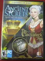 Video Game PC Ancient Secrets Quest for the Golden Key & The Clockwork Man NEW