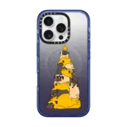 iPhone 16 Pro Impact Case MagSafe Compatible CHRISTMAS TREE PUGS