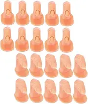 Vaguelly Flexible Prosthetic Finger Model Set 20pcs Nail Art Training Fingers Realistic Shape for Beginners