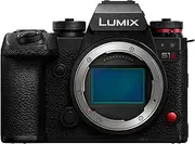 Panasonic LUMIX S1II Full Format Camera, 4K 120p, 5.1K 60p Open Gate Video, 24MP, Active I.S, 4:2:2 10-bit Recording, L-Mount, DC-S1M2E