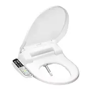 SmartBidet SB-110 Electric Bidet Warm Toilet Seat for Most Elongated Toilets
