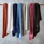 Celene Egyptian Loop Face Towel Mist Size 31.5X34cm by MyHouse-Face Washer