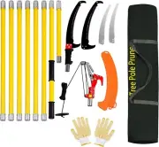 Pole Saws for Tree Trimming 7.3-27 ft Extendable Tree Trimmers High Branches Tri
