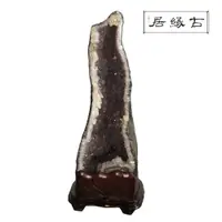 在飛比找PChome24h購物優惠-古緣居 巴西天然紫水晶洞 +木製底座(32.4公斤)