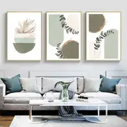 Modern Nordic Green 3 sets Poster Wall Art